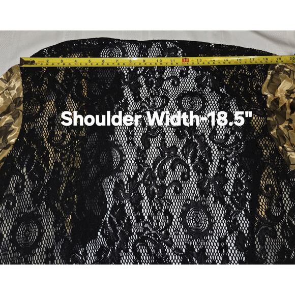 Vintage Spencer Alexis Kimono Sz L Silk Blend Boho Whimsigoth Fairy Lace Ruffles - Picture 14 of 16